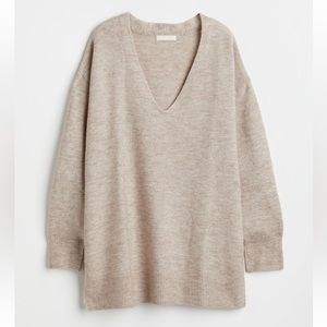Oversized V-Neck Sweater